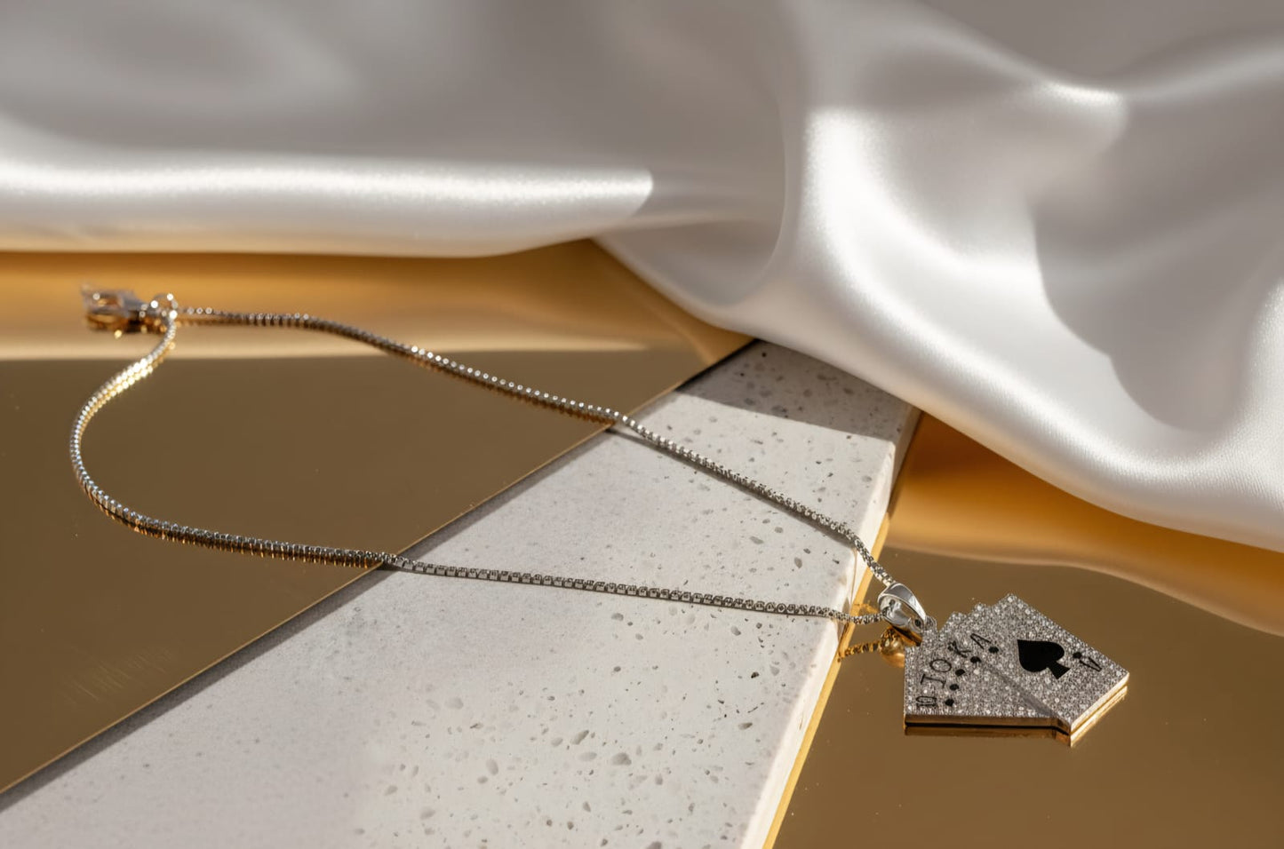 Ace of Spades - 316L Stainless Steel Pendant