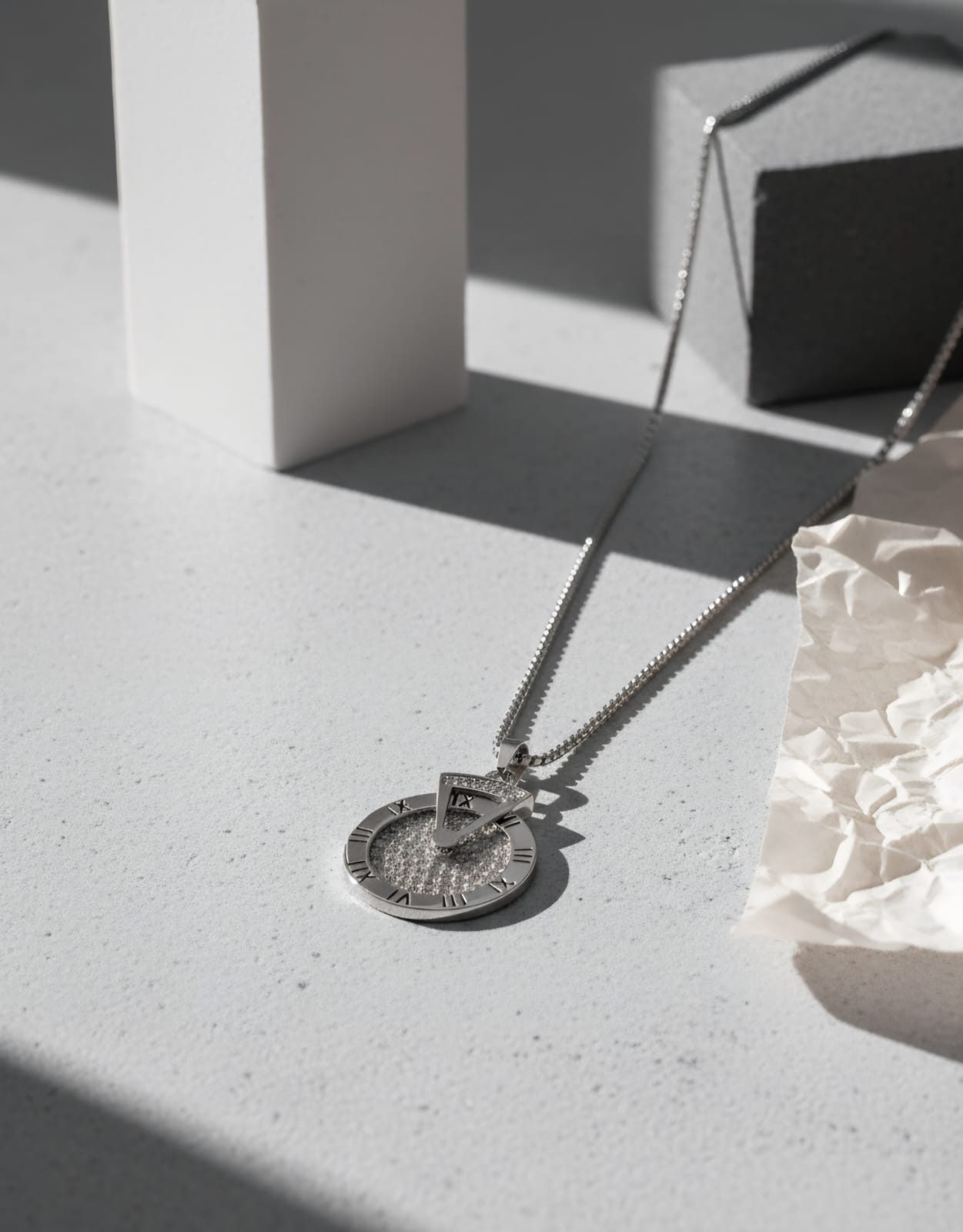 Chronos Medallion - 316L Stainless Steel Pendant