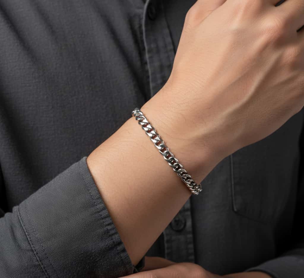 Curb Chain Bracelet - 316L Stainless Steel