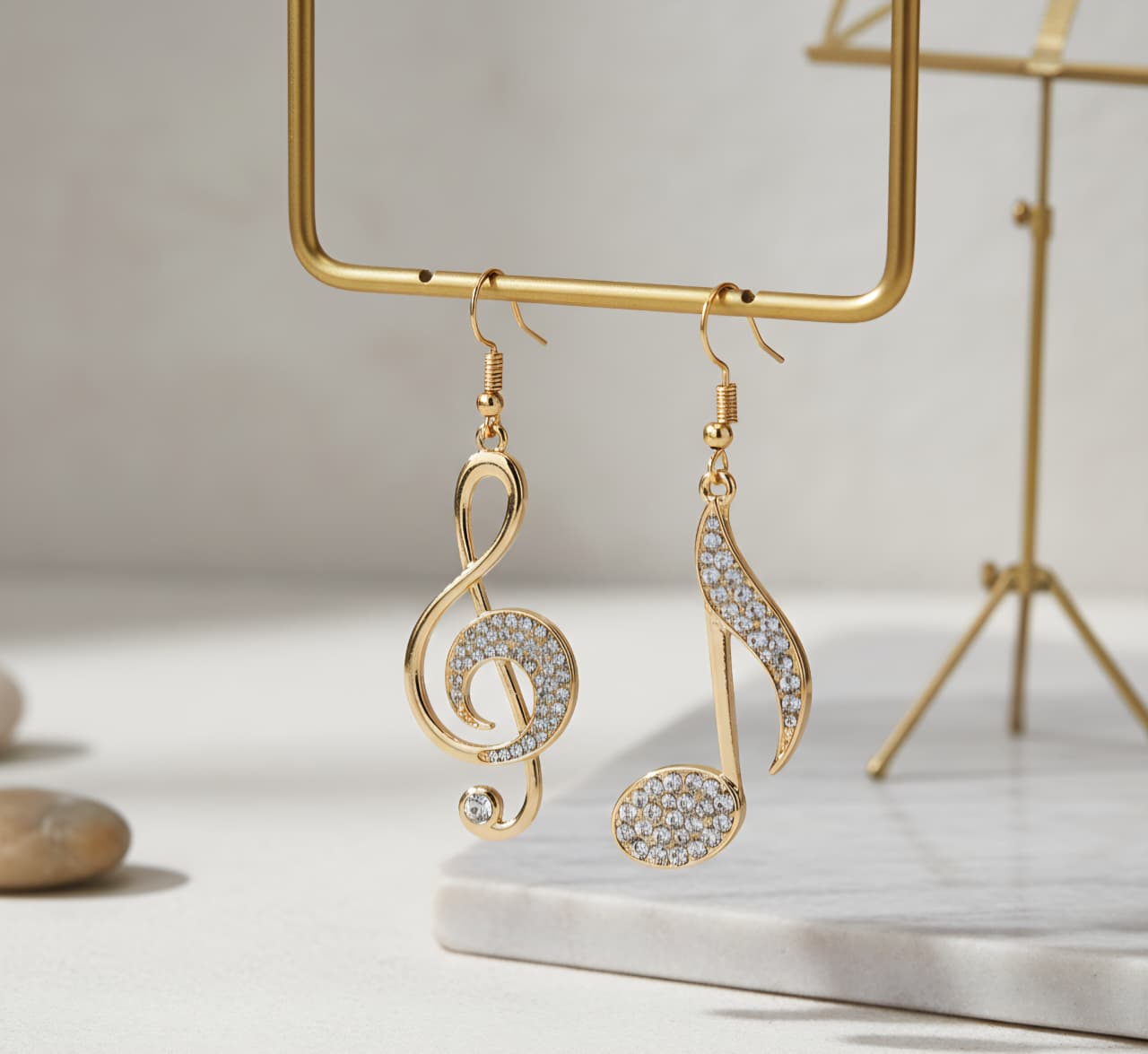 Melody Muse 18K Gold Earrings