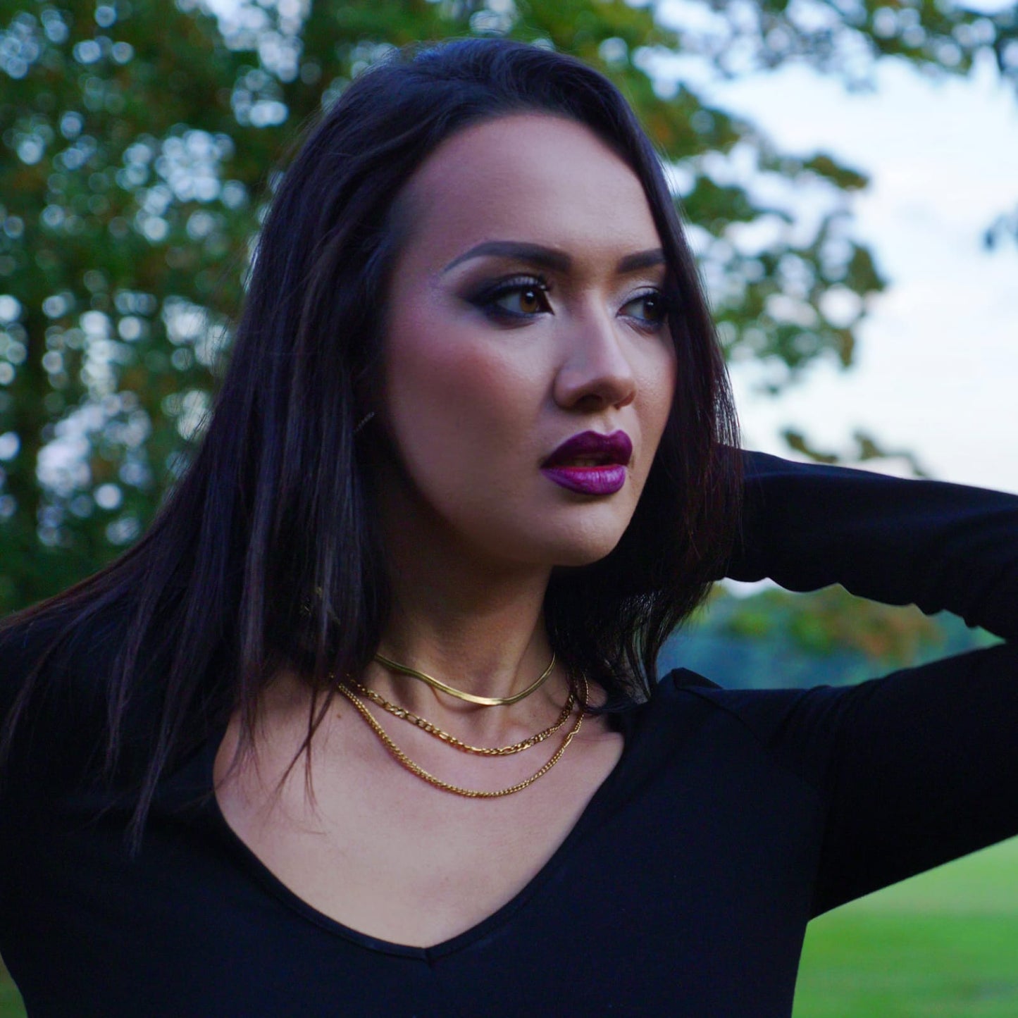 Horizon Layers - 18k Gold Necklace