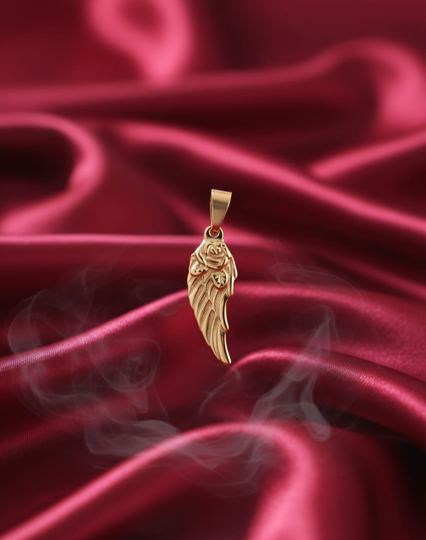 Ethereal Wing - 316L Stainless Steel Pendant