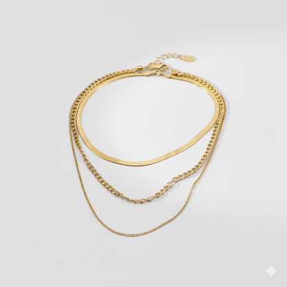 Horizon Layers - 18k Gold Necklace