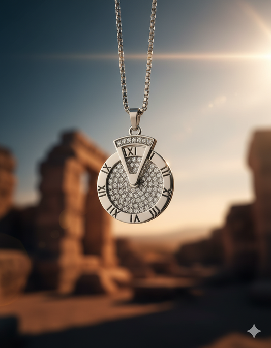 Chronos Medallion - 316L Stainless Steel Pendant