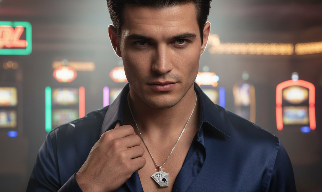 Ace of Spades - 316L Stainless Steel Pendant