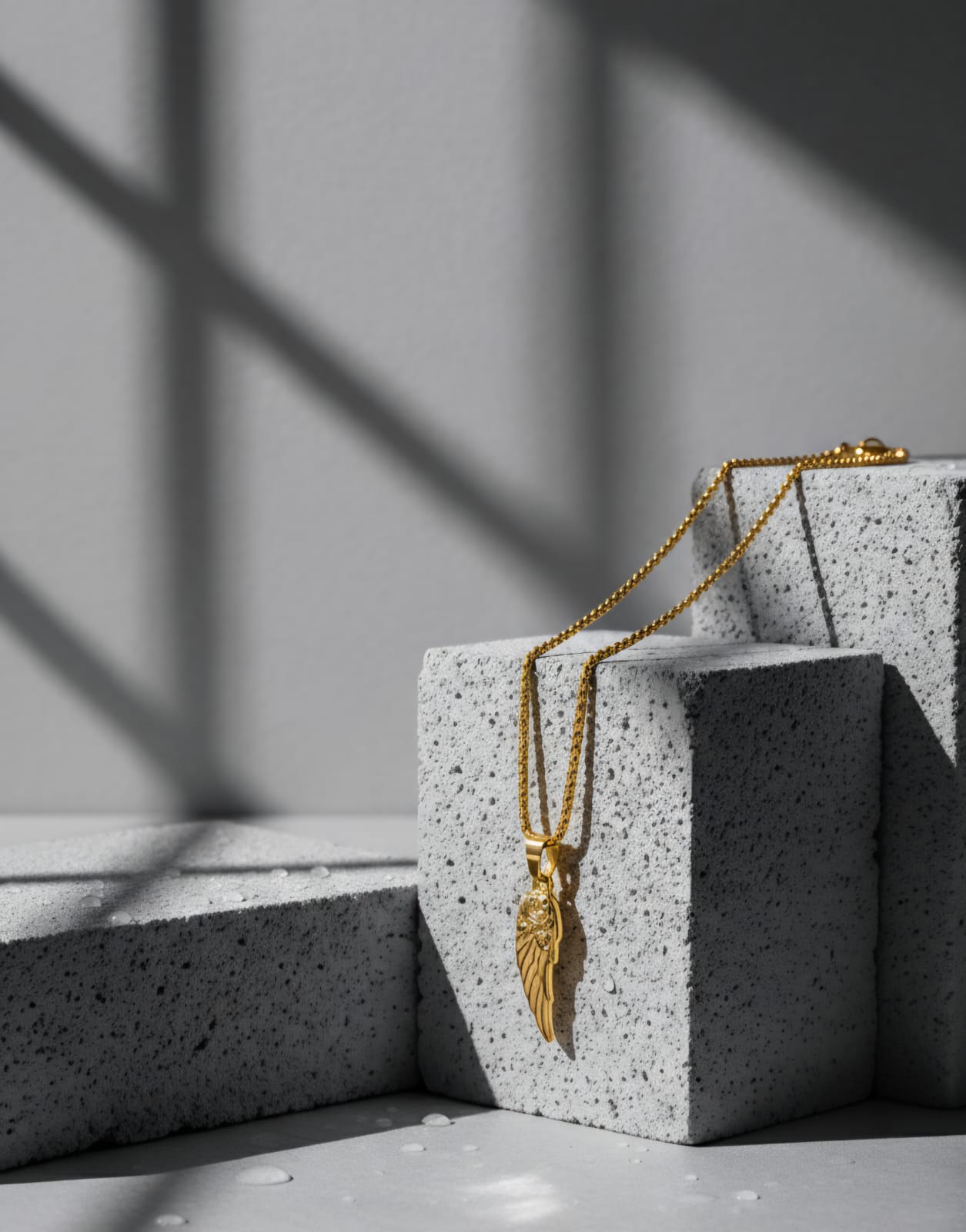 Ethereal Wing - 316L Stainless Steel Pendant