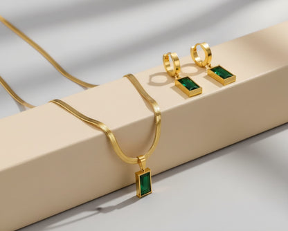 Emerald Empress - 18K Gold Set