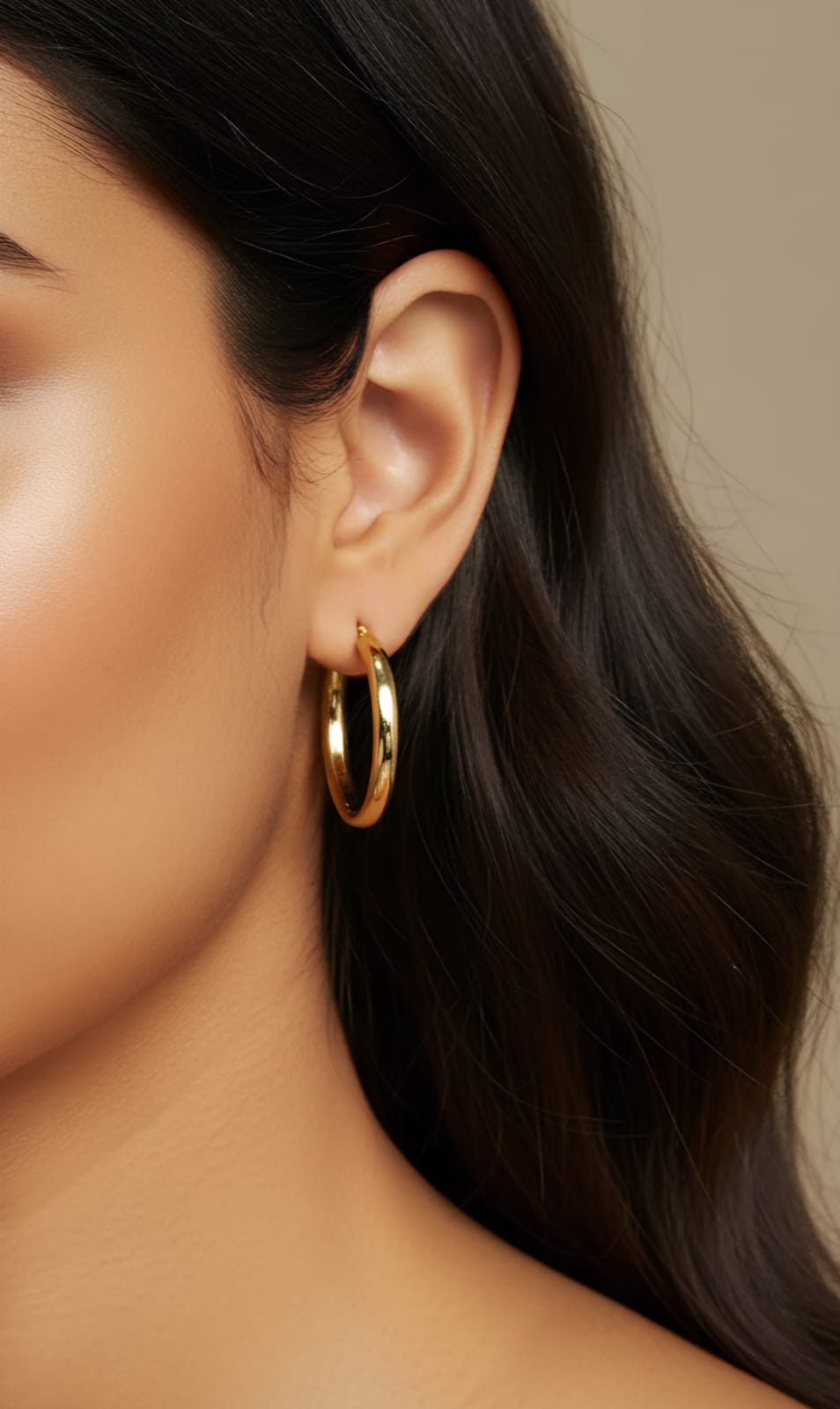 Classic Hoops - 18K Gold Plated