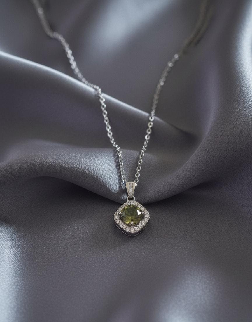 Moissanite Stone GRA Certified - 925 Sterling Silver Pendant