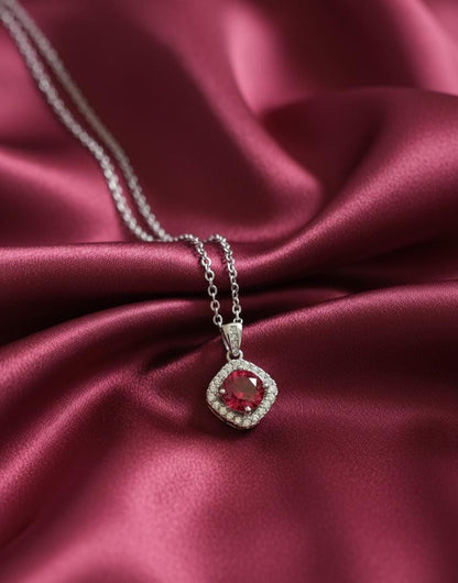 Moissanite Stone GRA Certified - 925 Sterling Silver Pendant