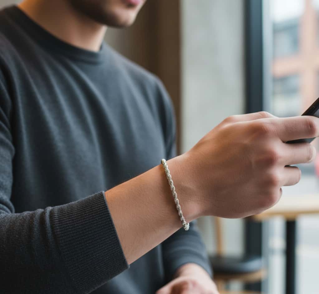 Helix Chain Bracelet - 316L Stainless Steel