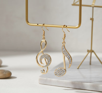 Melody Muse 18K Gold Earrings