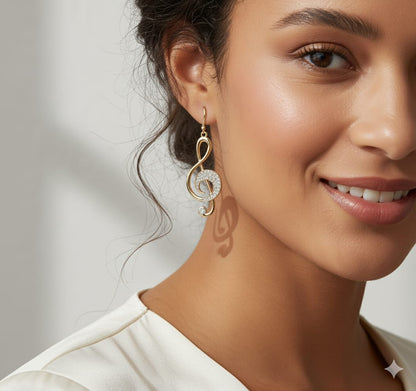 Melody Muse 18K Gold Earrings