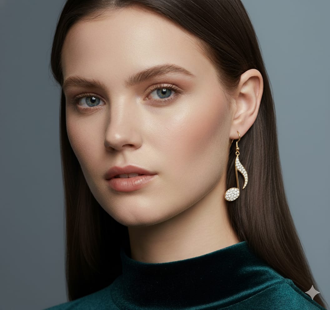 Melody Muse 18K Gold Earrings