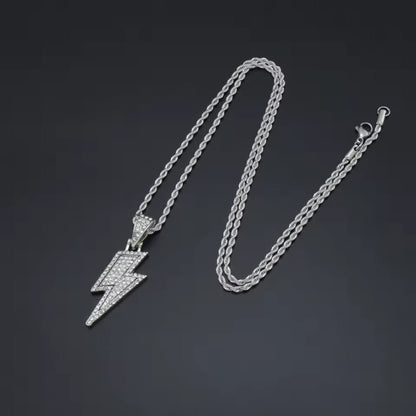 Bolt Bling - 18K Gold & 925 Silver Pendant