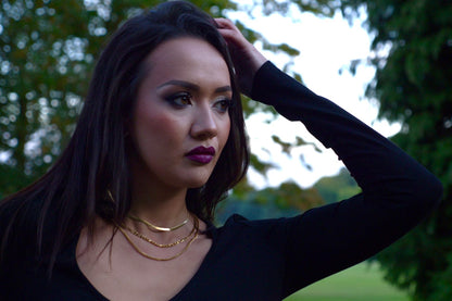 Horizon Layers - 18k Gold Necklace