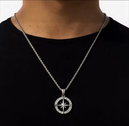 North Star - 316L Stainless Steel Pendant