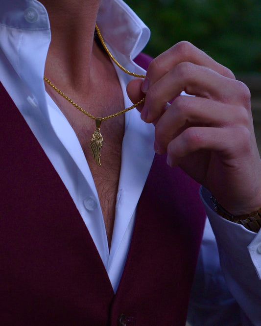 Ethereal Wing - 316L Stainless Steel Pendant