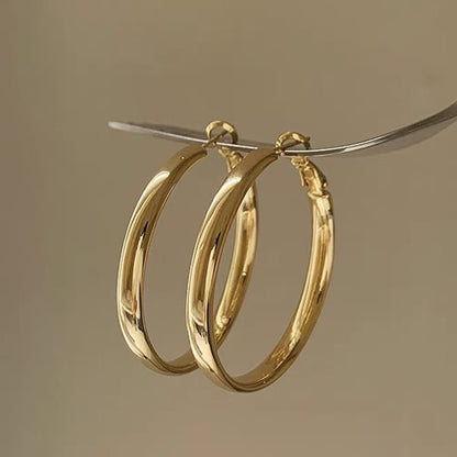 Classic Hoops - 18K Gold Plated